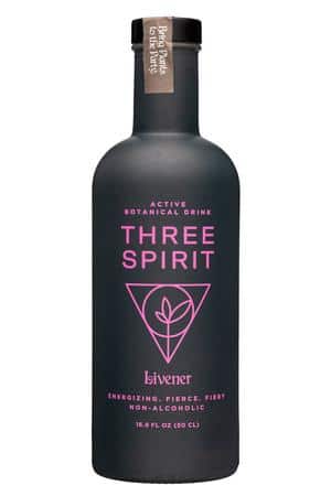 Three Spirit : ThreeSpirit-750ml-2023-NA-BotanicalDrink-Livener-Front