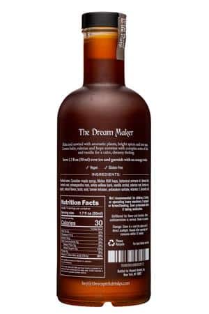 Three Spirit : ThreeSpirit-750ml-2023-NA-BotanicalDrink-Nightcap-Facts