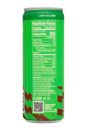Throne Sport Coffee: Throne-11oz-2025-SportCoffee-MintMocha-Facts