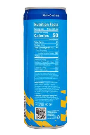 Throne Sport Coffee: Throne-12oz-2024-SportCoffee-FrenchVanilla-Facts