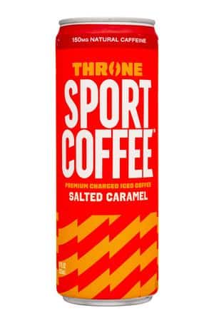 Throne Sport Coffee: Throne-12oz-2024-SportCoffee-SaltedCaramel-Front
