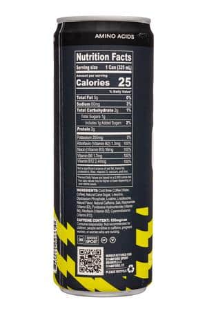 Throne Sport Coffee: Throne-12oz-2024-SportCoffee-Black-Facts