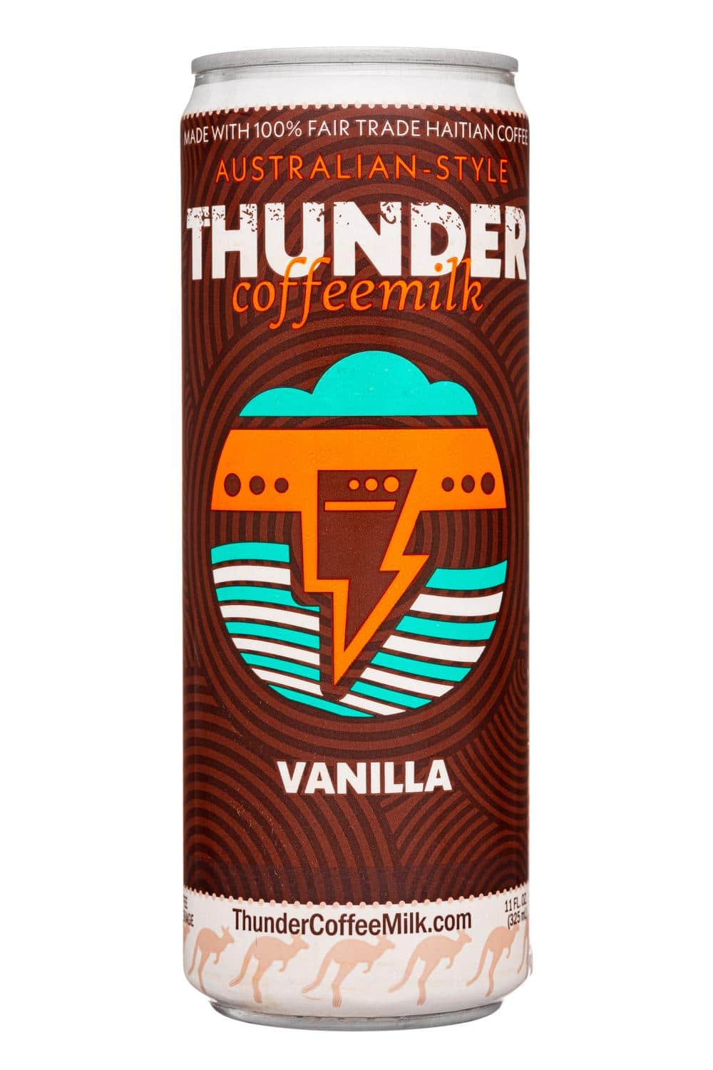 Thunder CoffeeMilk: ThunderCoffeeMilk-11oz-2022-Vanilla-Front