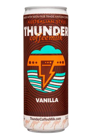 Thunder CoffeeMilk: ThunderCoffeeMilk-11oz-2022-Vanilla-Front