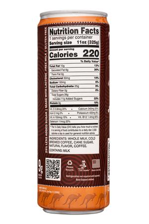 Thunder CoffeeMilk: ThunderCoffeeMilk-11oz-2022-Mocha-Facts