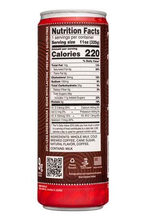 Thunder CoffeeMilk: ThunderCoffeeMilk-11oz-2022-Doubleshot-Facts