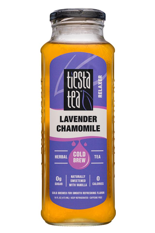 Tiesta Tea Cold Brew: TiestaTea-16oz-2020-ColdBrewTea-LavenderChamomile-Front