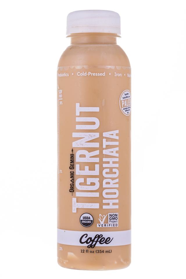 Tigernut Horchata: OrganicGemini-TigerNutHorchata-Coffee-Front