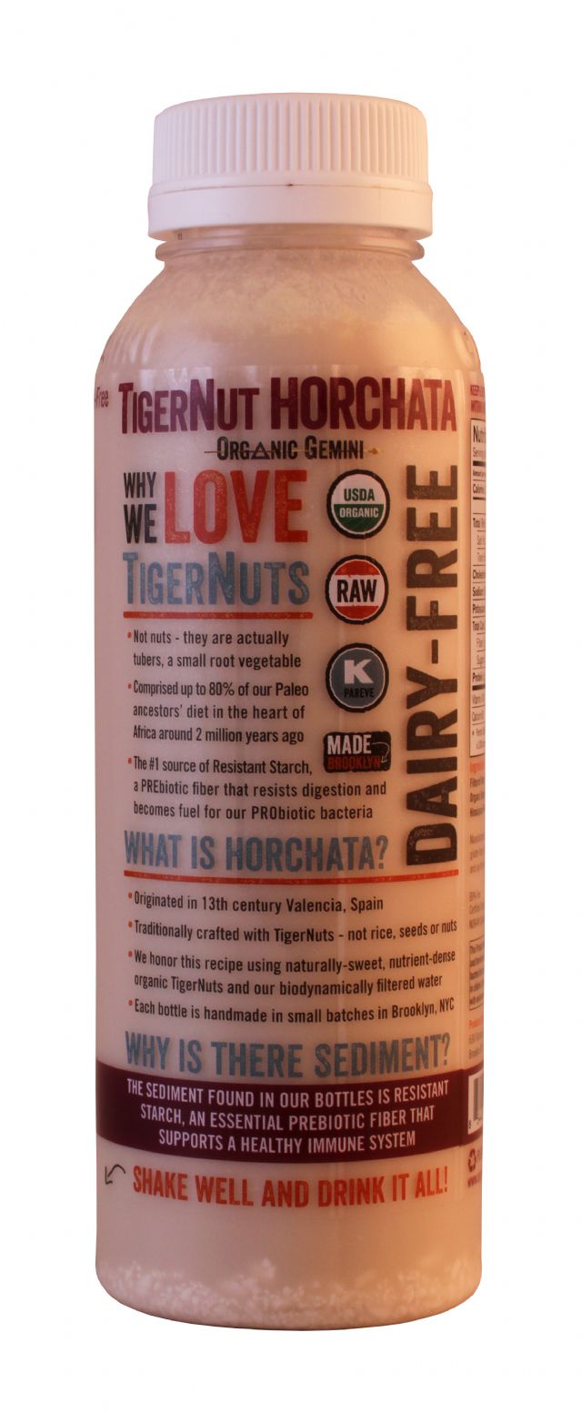 Tigernut Horchata: TigerNUT Original Side