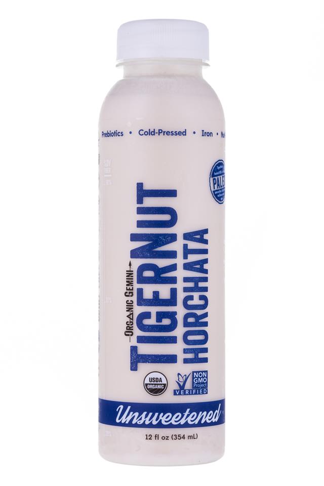 Tigernut Horchata: OrganicGemini-TigerNutHorchata-Unsweetened-Front