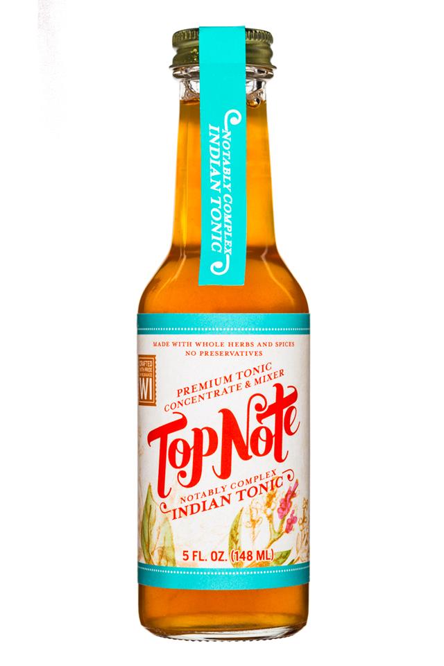 Top Note Tonics: TopNote-5oz-Mixer-IndianTonic-Front