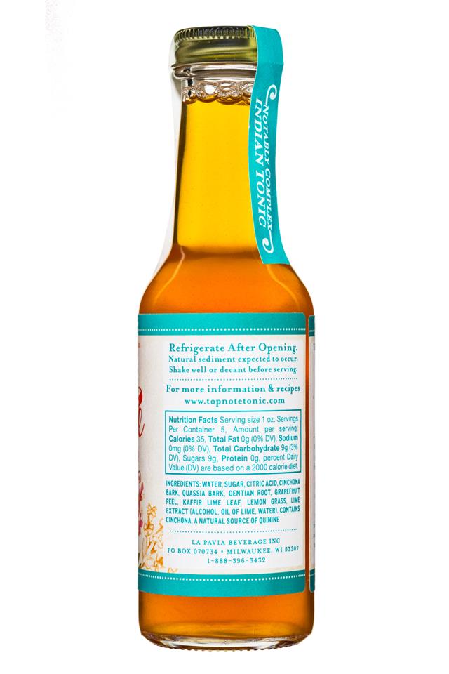 Top Note Tonics: TopNote-5oz-Mixer-IndianTonic-Facts