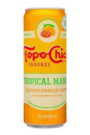 Topo Chico Carbonated Beverages: TopoChico-12oz-2025-Sparkling-TropicalMango-Front