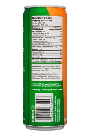 Toro Matcha: ToroMatcha-355ml-2022-SparkingMatcha-Peach-Facts