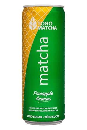 Toro Matcha: ToroMatcha-355ml-2022-SparkingMatcha-Pinapple-Front