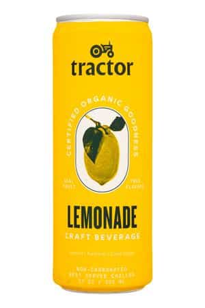 Tractor Beverage Co.: Tractor-12oz-2023-Lemonade-Front