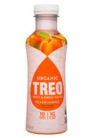 Treo Organic Birch Water Infusion: Treo-16oz-2019-FruitBirchWater-PeachMango-Front