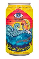 Tribucha: Tribucha-12oz-Kombucha-MainSqueeze-LemonGingerBerries-Front