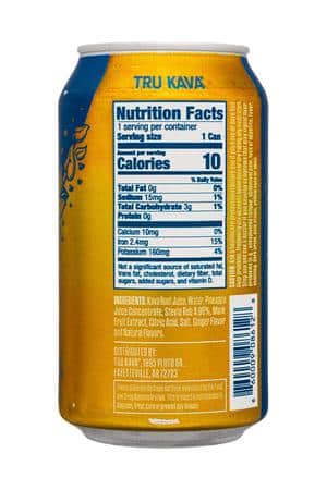 Tru Kava: TruKava-12oz-2025-Kava-GingerBrew-Facts