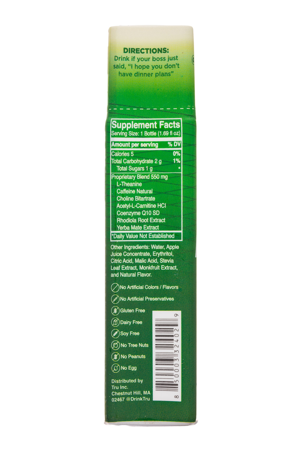 Tru: DrinkTru-2oz-Focus-Facts