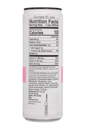 Tru: Tru-12oz-2024-Sparkling-Glow-Rasp-Facts