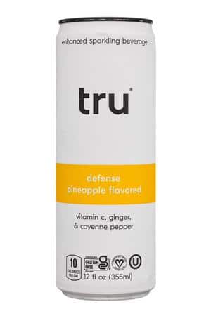 Tru: Tru-12oz-2024-Sparkling-Defense-Pineapple-Front