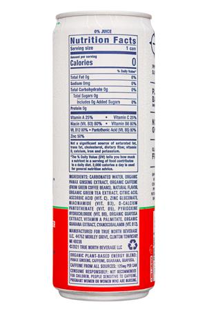 True North: Pure Energy Seltzer: TrueNorth-12oz-2021-EnergySeltzer-WaterMist-Facts