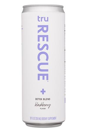 truenergy: Tru-12oz-2021-DetoxBlend-Rescue-Blackberry-Front
