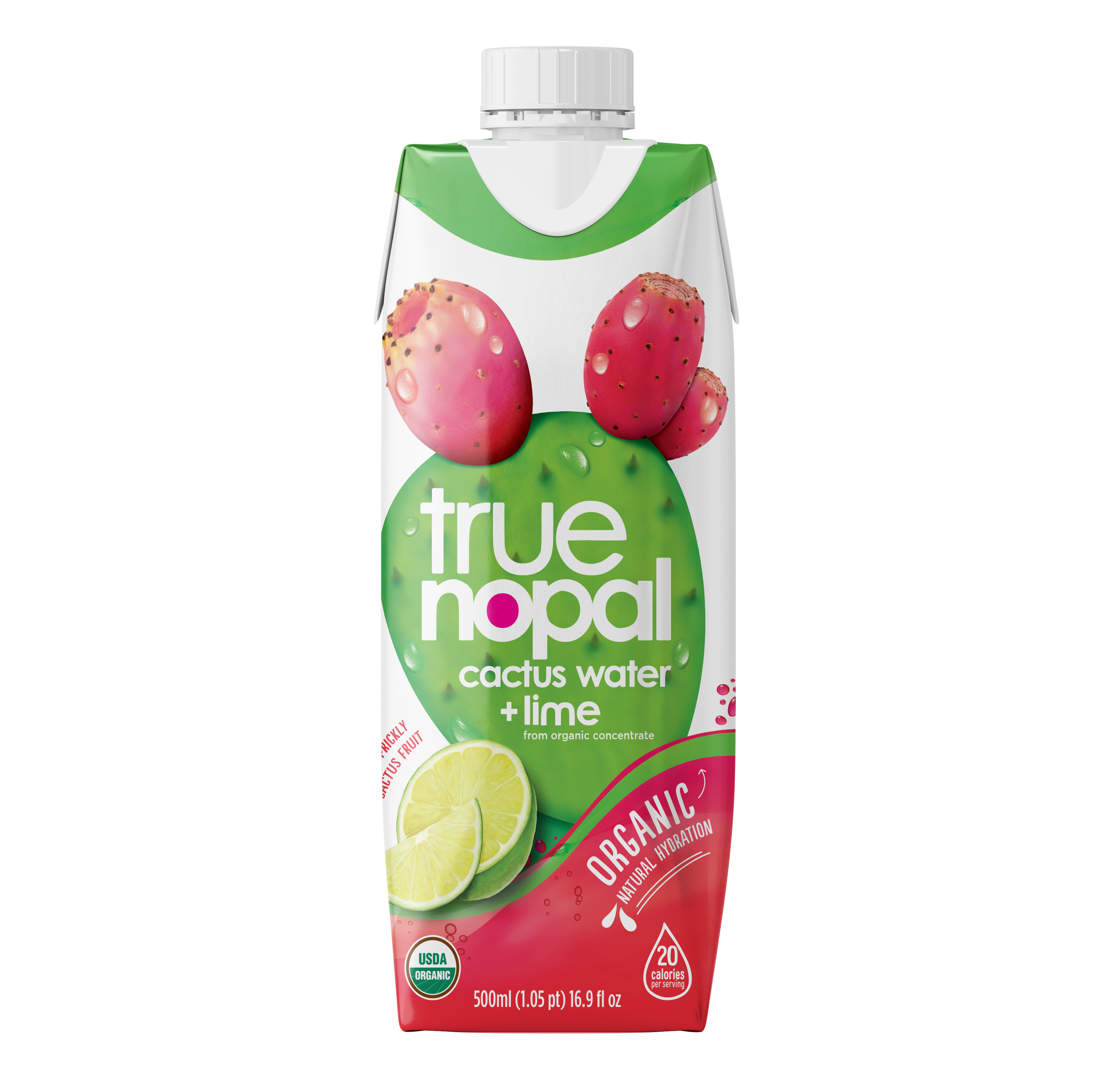 True Nopal Organic Cactus Water Plus Lime