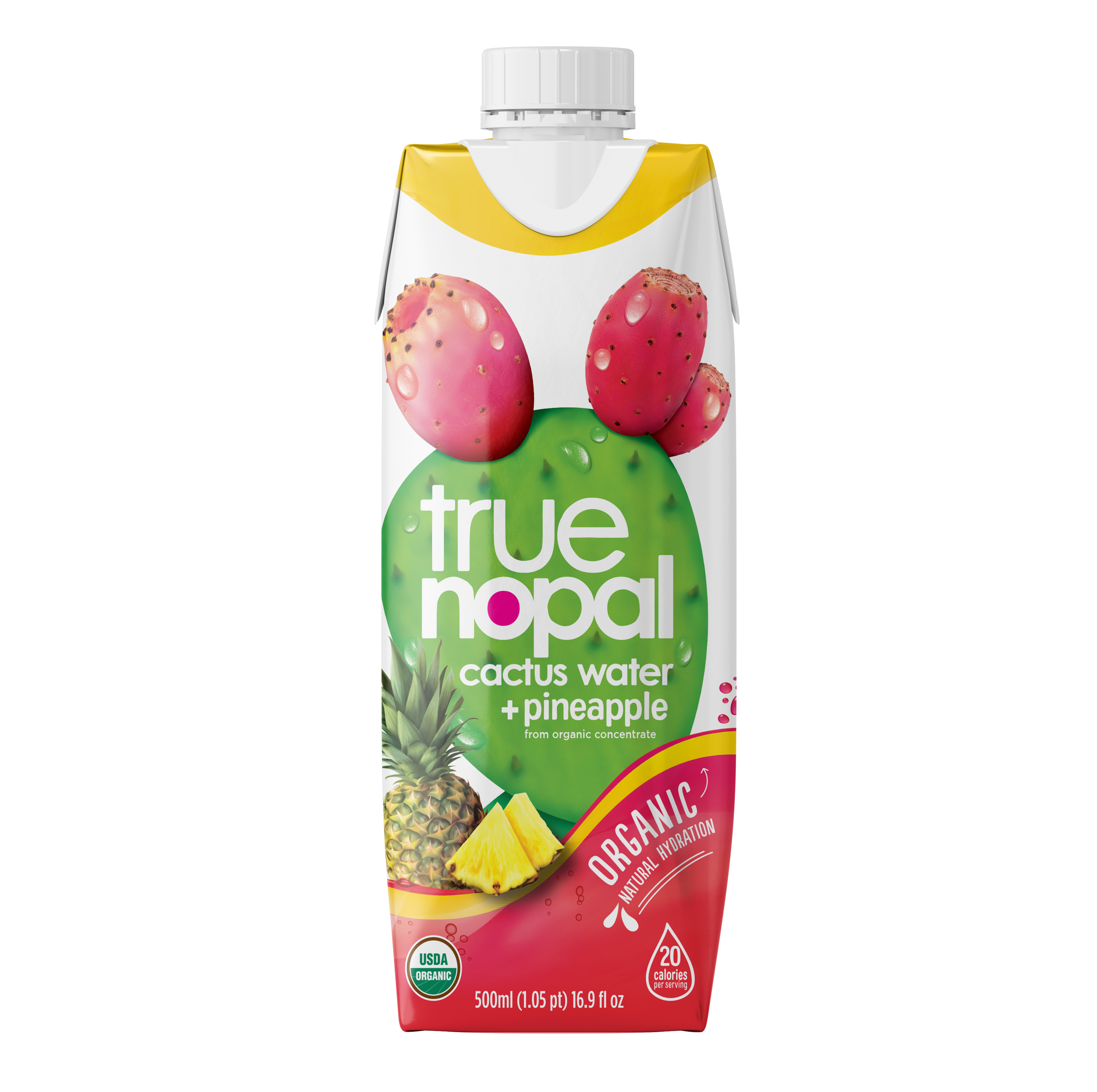 True Nopal Cactus Water: Photo of True Nopal Organic Cactus Water Plus Pineapple - True Nopal Cactus Water (uploaded by company)