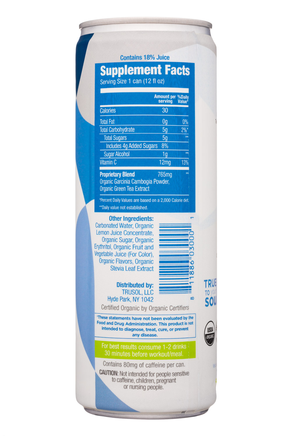 Trusol: Trusol-12oz-MetabolicElixer-Facts