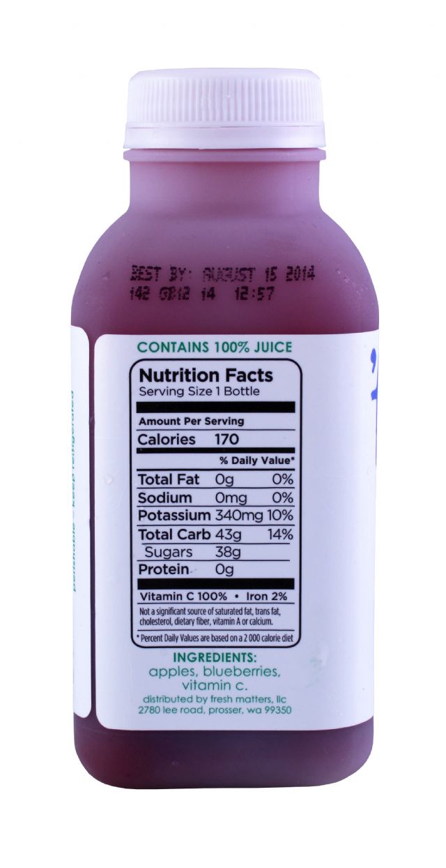 'tude juice: Tude Blueberry Facts