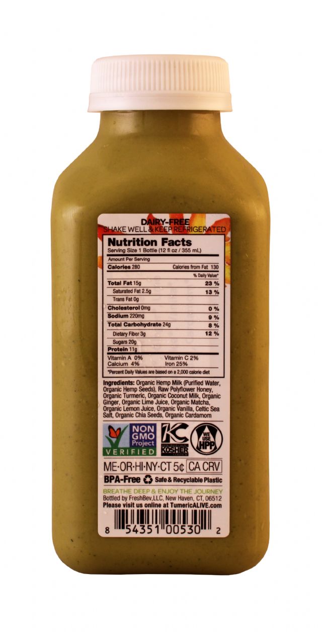 TumericALIVE Super Blends: Tumeric MatchaLatte Facts