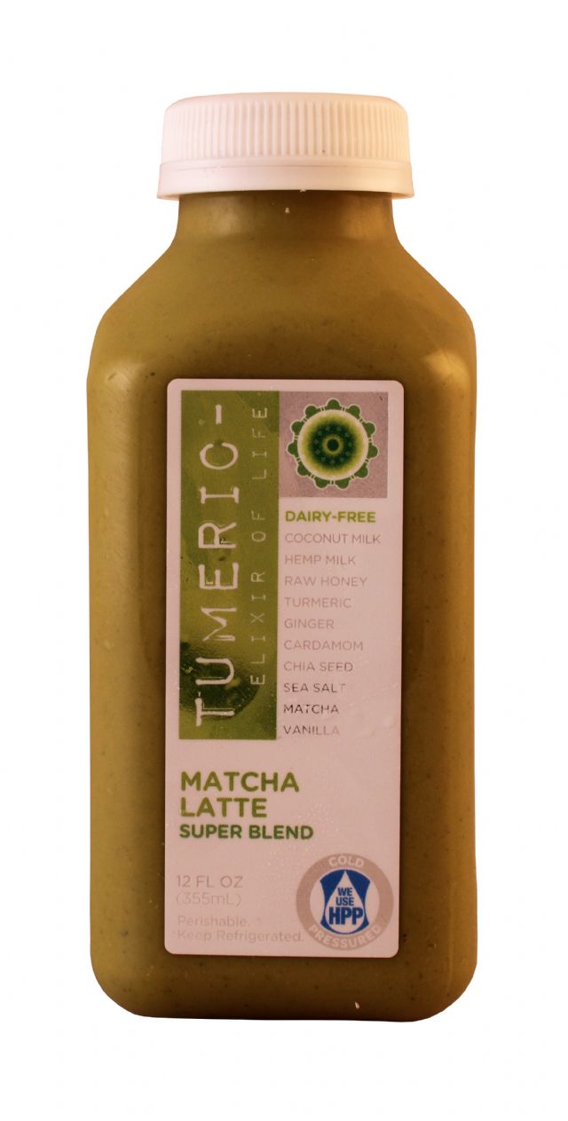 TumericALIVE Super Blends: Tumeric MatchaLatte Front