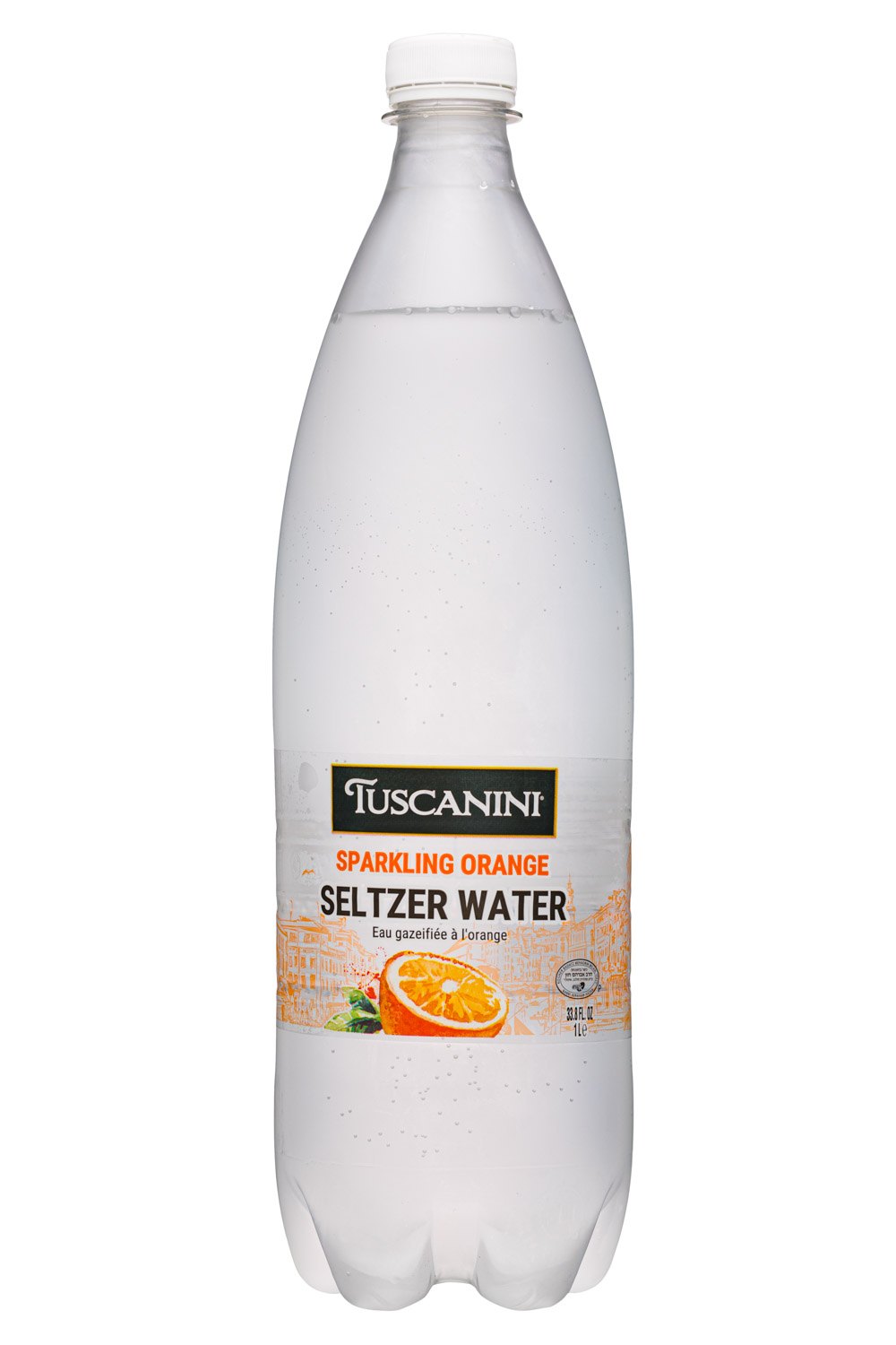 Sparkling Orange Seltzer Water