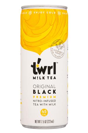 Twrl Milk Tea: Twirl-8oz-2021-MilkTea-Black-Front