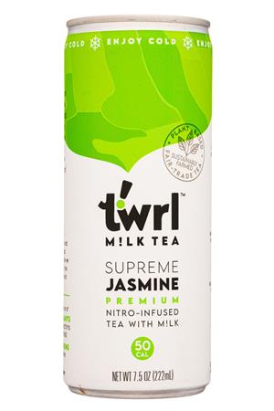 Twrl Milk Tea: Twirl-8oz-2021-MilkTea-Jasmine-Front