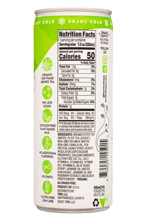 Twrl Milk Tea: Twirl-8oz-2021-MilkTea-Jasmine-Facts