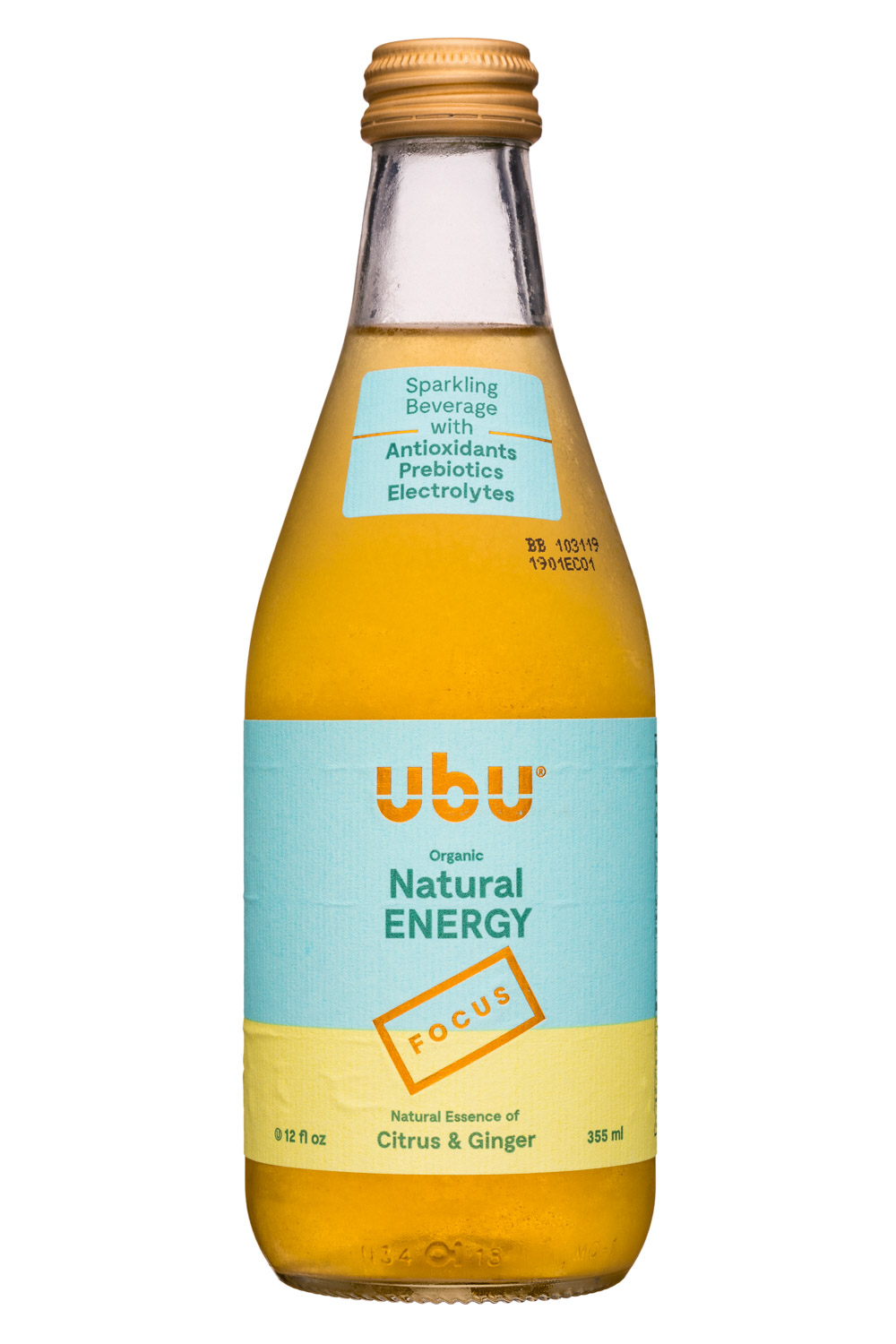 Focus - Organic Natural Energy: Citrus & Ginger