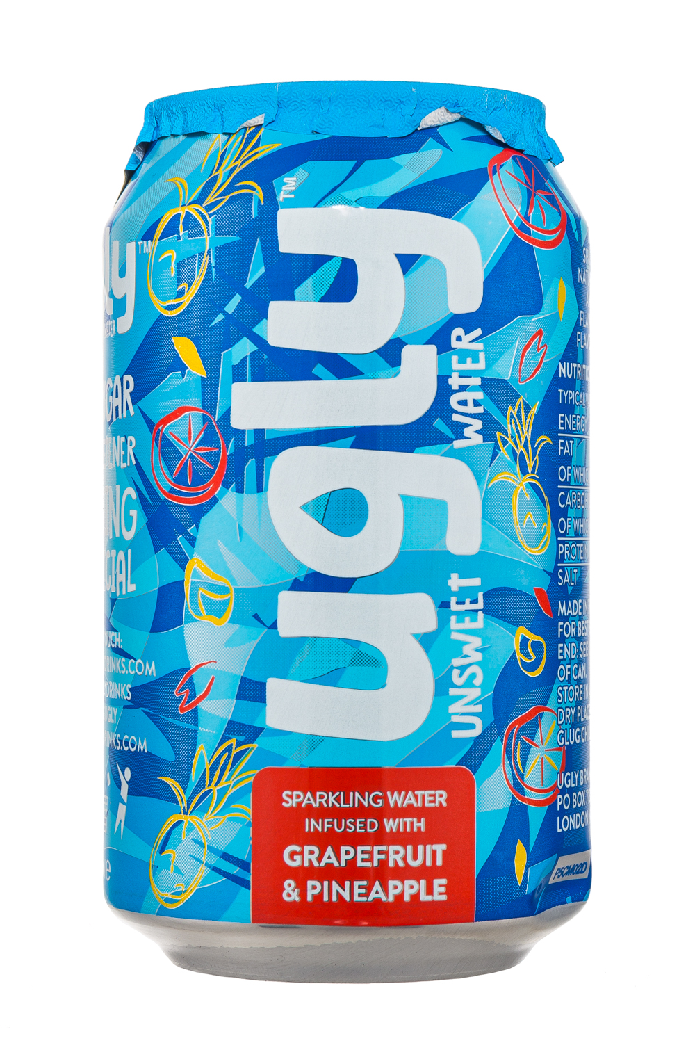 Ugly Unsweet Water - Grapefruit & Pineapple