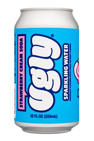Ugly Drinks: Ugly-12oz-2021-StrawbCreamSoda-Front
