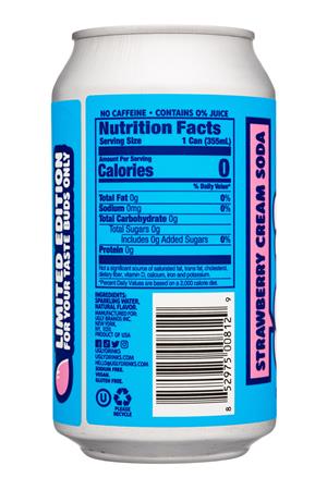 Ugly Drinks: Ugly-12oz-2021-StrawbCreamSoda-Facts