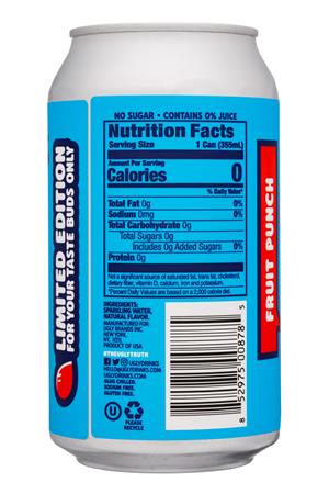 Ugly Drinks: Ugly-12oz-2020-Seltzer-FruitPunch-Facts