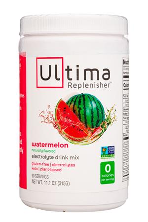 Ultima Replenisher: Ultima-11oz-2022-Replenisher-Mix-Watermelon-Front