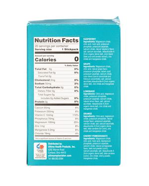 Ultima Replenisher: Ultima-2oz-2022-Replenisher-VarietyPack-Facts