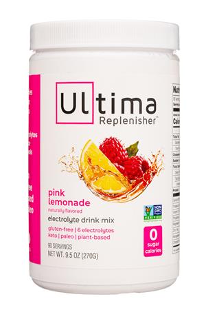 Ultima Replenisher: Ultima-11oz-2022-Replenisher-Mix-PinkLemonade-Front