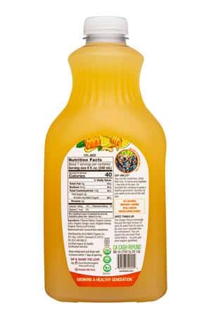 Uncle Matt's: UncleMatts-52oz-2024-GingerHoneyLemonade-Facts