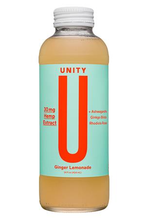 Unity: Unity-14oz-2020-30mgCBD-GingerLemonade-Front