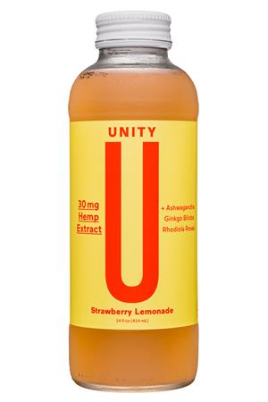 Unity: Unity-14oz-2020-30mgCBD-StrawbLemonade-Front