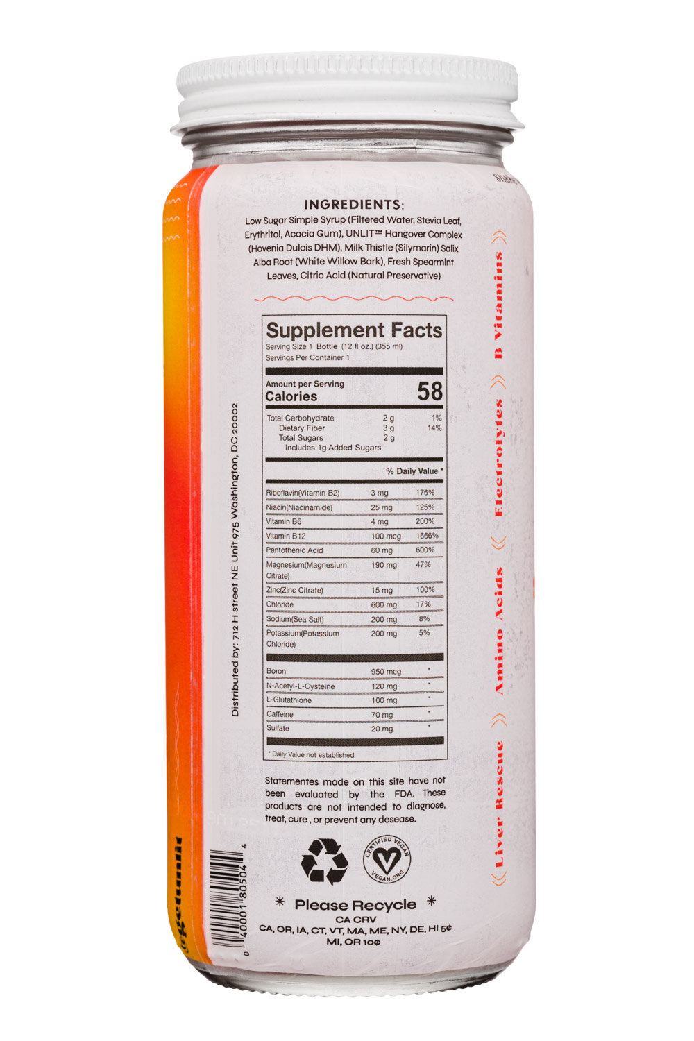 Unlit Soul Recovery: Unlit-12oz-2021-SoulRecovery-DropTheBeet-Facts